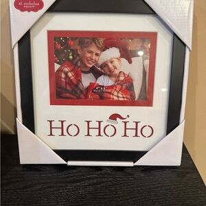 St. Nicholas Square Red and White Holiday Frame